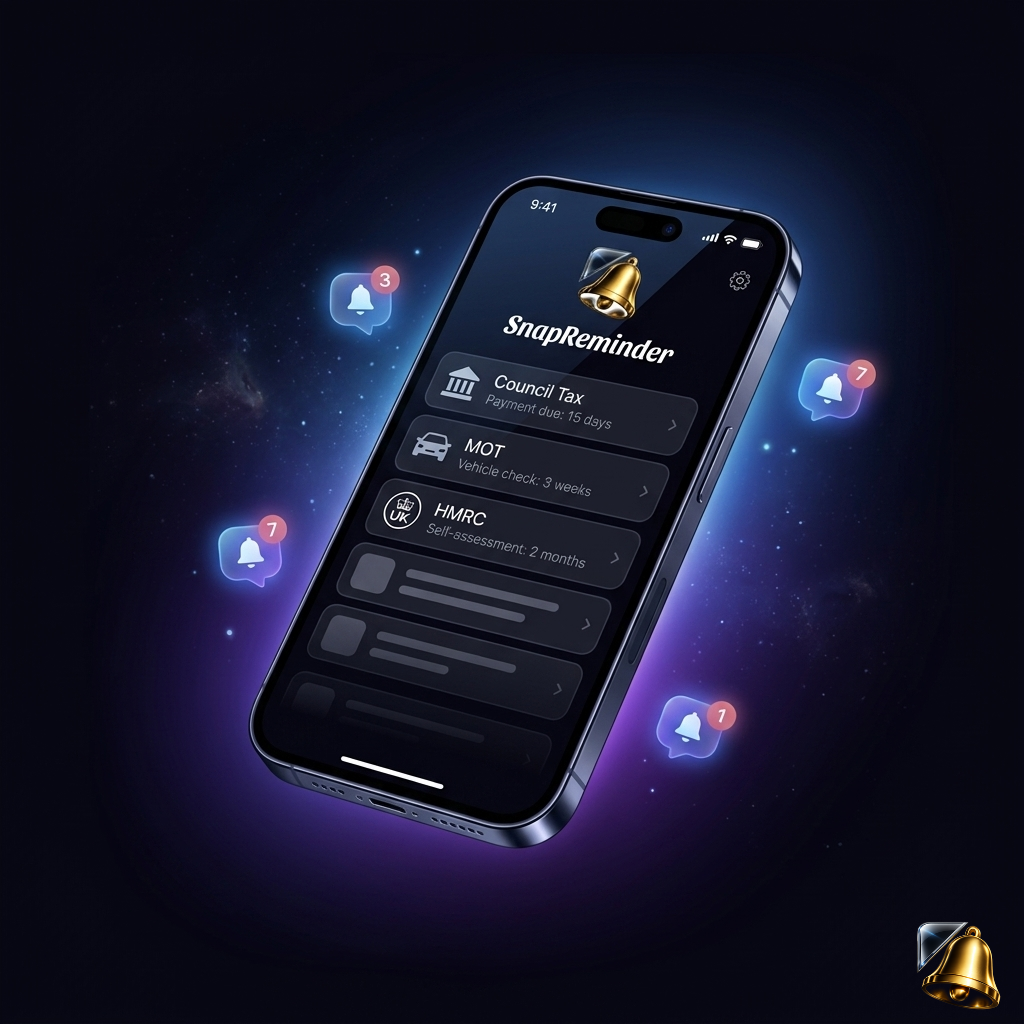 Best bill reminder app UK 2026 — SnapReminder